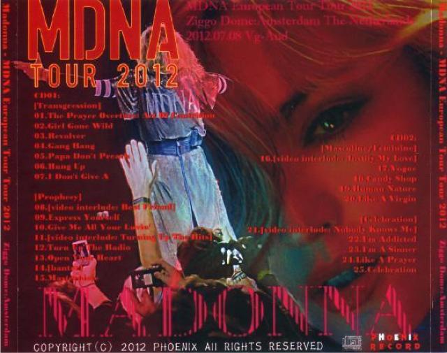 Madonna マドンナ Netherlands 2012 2CD < CD/DVD/ビデオ  Madonna マドンナ Netherlands 2012 2CD < CD/DVD/ビデオの