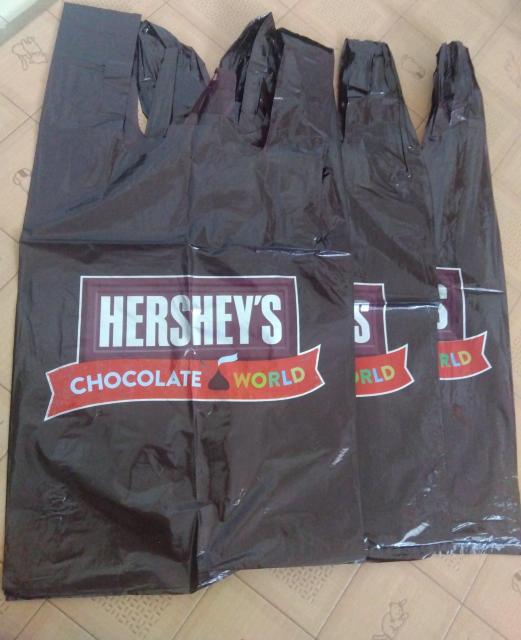 HERSHEY'S チョコレートワールド ショップ袋 4枚セット < ホビー  HERSHEY'S チョコレートワールド ショップ袋 4枚セット < ホビーの