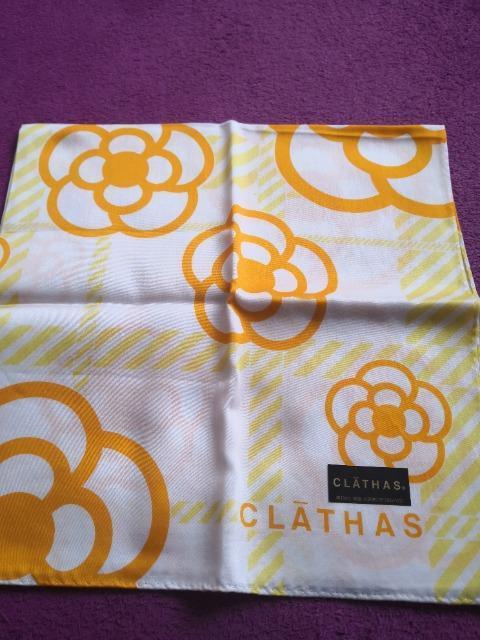 レア 新品 CLATHAS クレイサス 大判 ハンカチ イエロー 黄色 < ブランド  レア 新品 CLATHAS クレイサス 大判 ハンカチ イエロー 黄色  < ブランドの