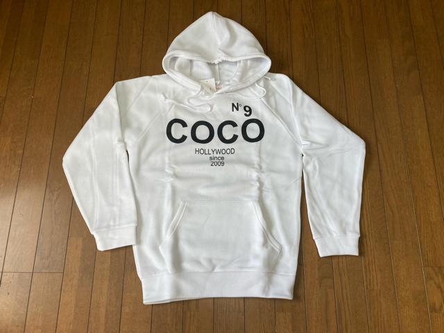 送料込 COCO NO9 HOLLYWOOD レディース 裏起毛パーカー ホワイト < 女性ファッション  送料込 COCO NO9 HOLLYWOOD レディース 裏起毛パーカー ホワイト  < 女性ファッションの