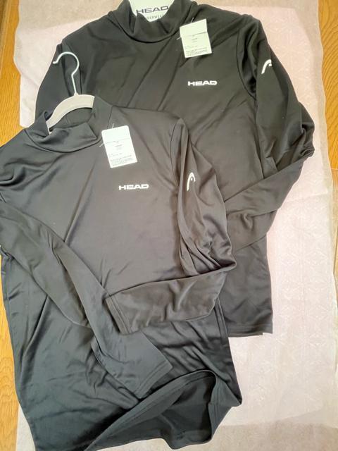 Lサイズ!2枚セット!高貴紳士的!HEAD!ブランド品!暖か!裏起毛!男の黒!長袖!ハイネック!インナーシャツ!新品! < 男性ファッション Lサイズ!2枚セット!高貴紳士的!HEAD!ブランド品!暖か!裏起毛!男の黒!長袖!ハイネック!インナーシャツ!新品! < 男性ファッションの