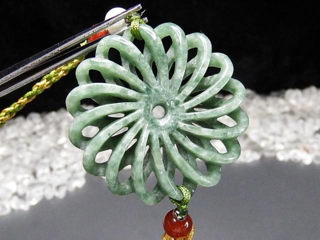 色合い良好天然石ひすい本翡翠ツイスト菊紋形壁掛け飾り車内飾りかわいい < インテリア/ライフ 色合い良好天然石ひすい本翡翠ツイスト菊紋形壁掛け飾り車内飾りかわいい < インテリア/ライフの