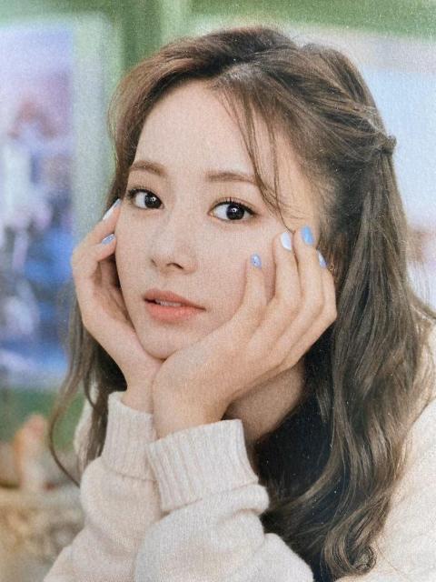 TWICE TZUYU �c�E�B�@�L�[�z���_�[�@�u���[ �� �^�����g�O�b�Y�� 