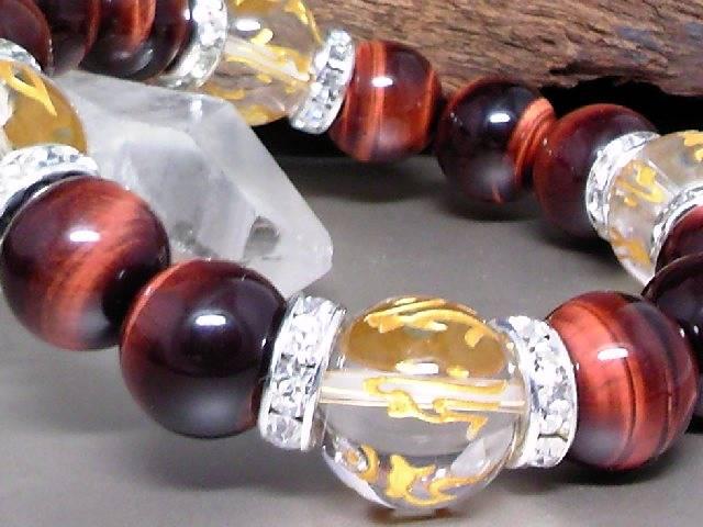 守り本尊梵字水晶レッドタイガーアイ銀ロンデル数珠 < 男性アクセサリー/時計 守り本尊梵字水晶レッドタイガーアイ銀ロンデル数珠 < 男性アクセサリー/時計の