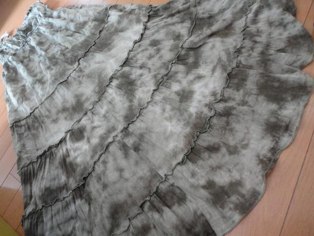 深緑ベースの染めワンピ 美品 < 女性ファッション 深緑ベースの染めワンピ 美品 < 女性ファッションの