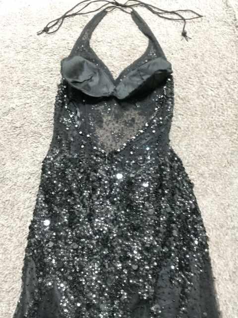 JEANMACLEAN黒高級シースルービーズビジューロングドレス < 女性ファッション  JEANMACLEAN黒高級シースルービーズビジューロングドレス < 女性ファッションの