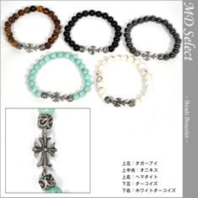 【MIDAS/ミダス セッション】天然石♪クロス 数珠ブレスレット オニキス < ブランド 【MIDAS/ミダス セッション】天然石♪クロス 数珠ブレスレット オニキス < ブランドの