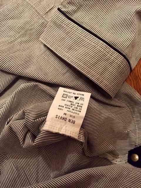 BEN DAVIS ワーク シャツ ヒッコリー ワッペン 刺繍 日本製 アメカジ メンズ ベンデイビス  < ブランド  BEN DAVIS ワーク シャツ ヒッコリー ワッペン 刺繍 日本製 アメカジ メンズ ベンデイビス  < ブランドの