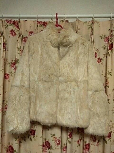 送料無料! プライベートレーベル ラビット毛皮ショートコート(アイボリー) < ブランド  送料無料! プライベートレーベル ラビット毛皮ショートコート(アイボリー)  < ブランドの