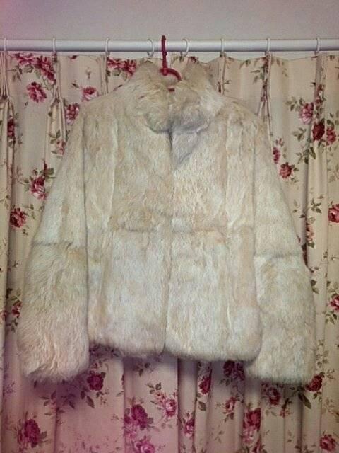 送料無料! プライベートレーベル ラビット毛皮ショートコート(アイボリー) < ブランド  送料無料! プライベートレーベル ラビット毛皮ショートコート(アイボリー) < ブランドの