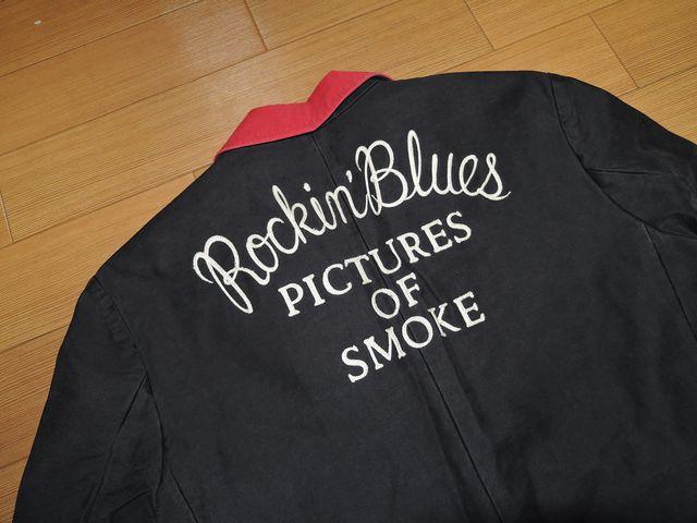 ワコマリアWACKO MARIAテーラードジャケットM黒ステッチ刺繍 < ブランド  ワコマリアWACKO MARIAテーラードジャケットM黒ステッチ刺繍 < ブランドの