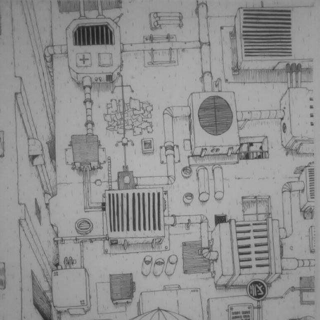 オリジナルイラスト雨手描きイラスト自作ハンドメイドインテリア原画絵モノクロアート女の子傘 < アニメ/コミック/キャラクター  オリジナルイラスト雨手描きイラスト自作ハンドメイドインテリア原画絵モノクロアート女の子傘 < アニメ/コミック/キャラクターの