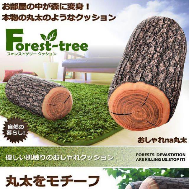 丸太 クッション 優しい肌触り ソファ お部屋 ログハウス < インテリア/ライフ  丸太 クッション 優しい肌触り ソファ お部屋 ログハウス  < インテリア/ライフの