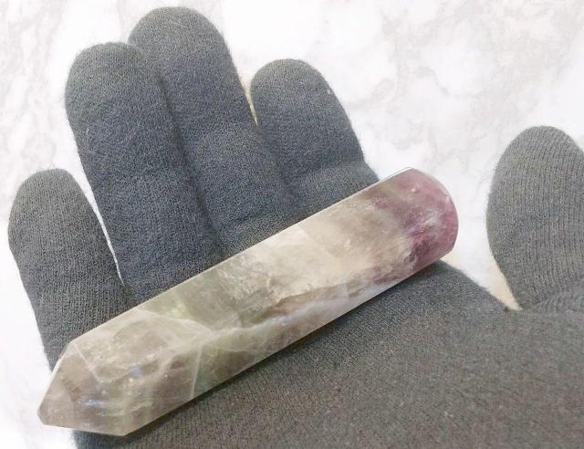 フローライト ポイント 長さ約10cm Florite Points 天才の石 < インテリア/ライフ  フローライト ポイント 長さ約10cm Florite Points 天才の石  < インテリア/ライフの