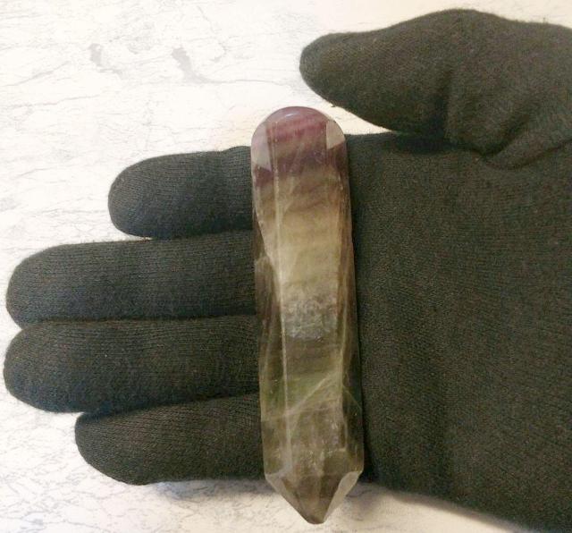 フローライト ポイント 長さ約10cm Florite Points 天才の石 < インテリア/ライフ  フローライト ポイント 長さ約10cm Florite Points 天才の石 < インテリア/ライフの
