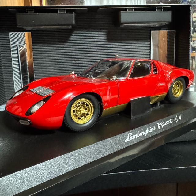 未展示品 京商 1/18 ランボルギーニ ミウラ P400 SV レッド < ホビー  未展示品 京商 1/18 ランボルギーニ ミウラ P400 SV レッド < ホビーの