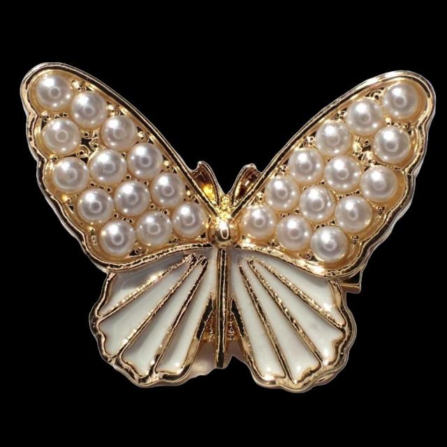 金色 蝶 蝶々 人工パール 人工真珠 ピンブローチ ブローチ ピンバッジ バッジ ピンズ ラペルピン B < 女性アクセサリー/時計 金色 蝶 蝶々 人工パール 人工真珠 ピンブローチ ブローチ ピンバッジ バッジ ピンズ ラペルピン B < 女性アクセサリー/時計の