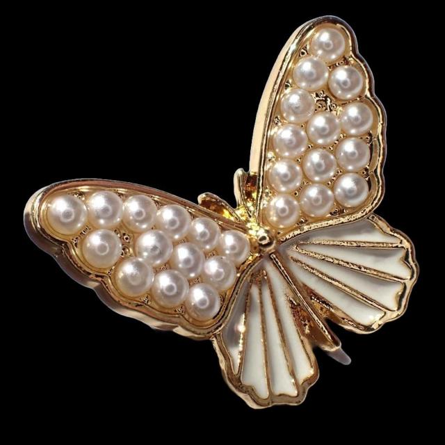 金色 蝶 蝶々 人工パール 人工真珠 ピンブローチ ブローチ ピンバッジ バッジ ピンズ ラペルピン B < 女性アクセサリー/時計 金色 蝶 蝶々 人工パール 人工真珠 ピンブローチ ブローチ ピンバッジ バッジ ピンズ ラペルピン B < 女性アクセサリー/時計の