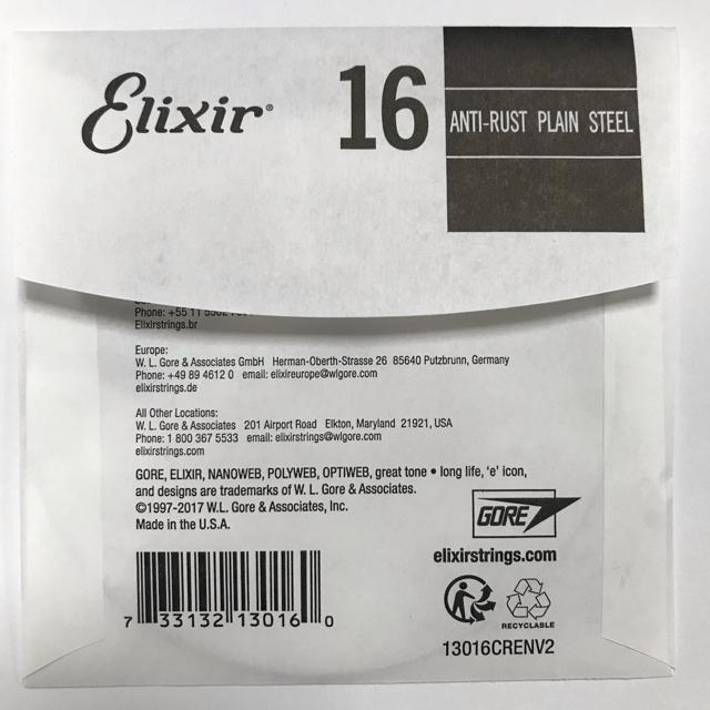 エリクサー バラ弦 .016 1本 アンチラスト < ホビー  エリクサー バラ弦 .016 1本 アンチラスト < ホビーの