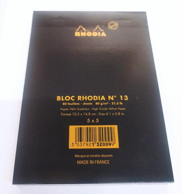 RHODIA BLOC RHODIA N° 13メモ帳 collectPoint < インテリア/ライフ RHODIA BLOC RHODIA N° 13メモ帳 collectPoint < インテリア/ライフの