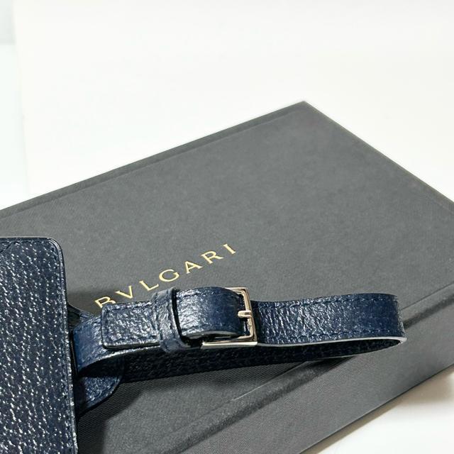 BVLGARI �u���K�� �l�[���v���[�g �l�C�r�[ ���U�[ ���Q�[�W�^�O �V���v�� �� �u�����h�� 