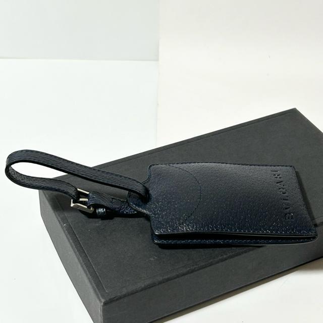 BVLGARI �u���K�� �l�[���v���[�g �l�C�r�[ ���U�[ ���Q�[�W�^�O �V���v�� �� �u�����h�� 