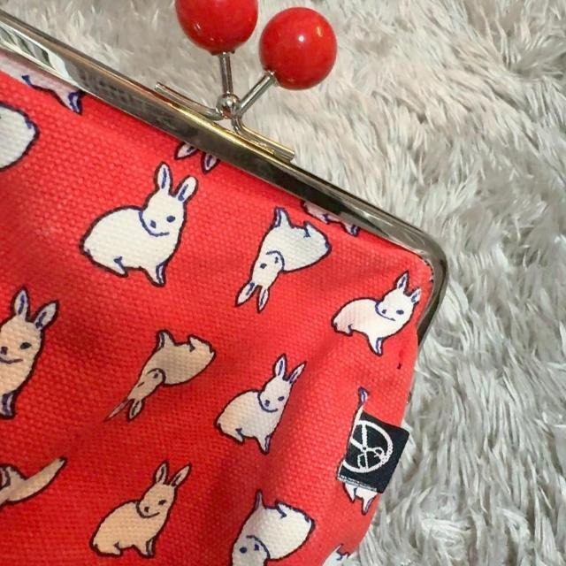 未使用!!◆五色帆布堂/メイドイン京都◆うさぎがま口ポーチ◆前田染工 < 女性ファッション 未使用!!◆五色帆布堂/メイドイン京都◆うさぎがま口ポーチ◆前田染工 < 女性ファッションの