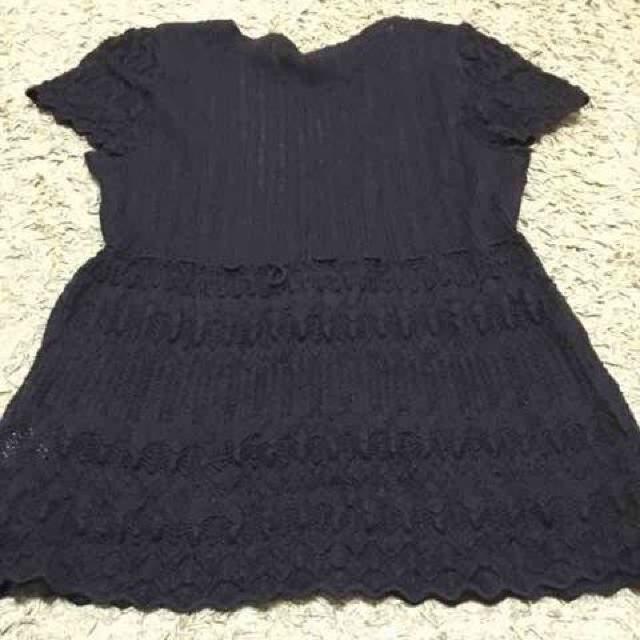 【美品】サバーゼ、半袖ニット、ワールド < 女性ファッション 【美品】サバーゼ、半袖ニット、ワールド < 女性ファッションの