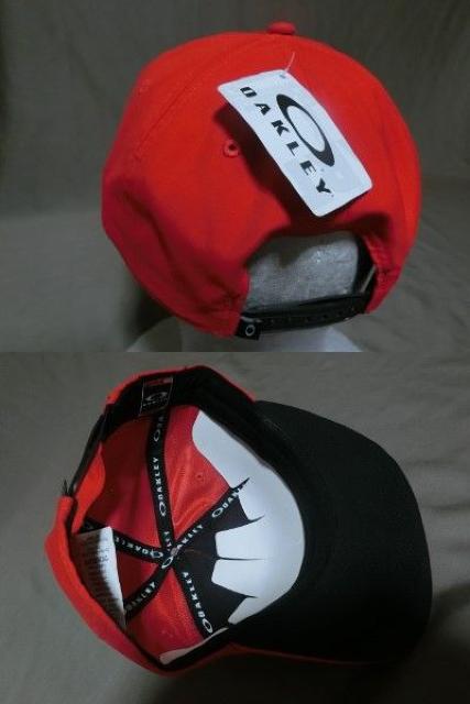 USA購入【Oakley Foundation Cap】ロゴプリントCAP赤 < ブランド  USA購入【Oakley Foundation Cap】ロゴプリントCAP赤 < ブランドの