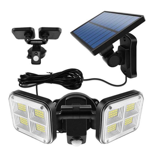 120LED センサーライト ソーラー 3灯モード 人感 < 家電/AV  120LED センサーライト ソーラー 3灯モード 人感 < 家電/AVの