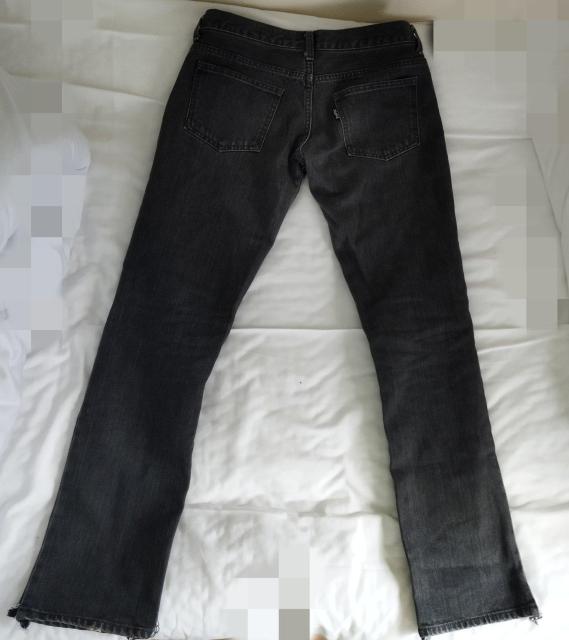 X-girlストレート超ローライズグレーデニムパンツ 1990年代 Y2K < 女性ファッション  X-girlストレート超ローライズグレーデニムパンツ 1990年代 Y2K < 女性ファッションの