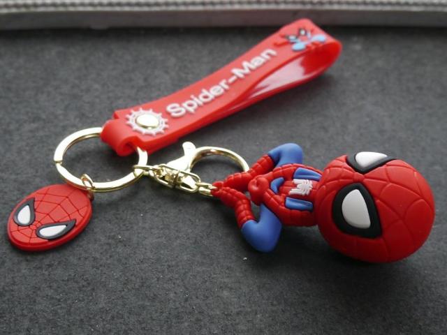新品 スパイダーマン Spider-Man フィギュアマスコット キーホルダー バッグチャーム < ホビー  新品 スパイダーマン Spider-Man フィギュアマスコット キーホルダー バッグチャーム < ホビーの
