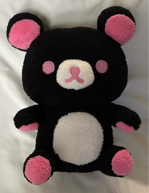 リラックマ ブラックカラー ぬいぐるみXL プレミアムピンク < おもちゃ  リラックマ ブラックカラー ぬいぐるみXL プレミアムピンク  < おもちゃの