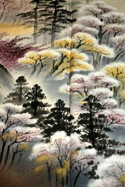 【最高級】新品同様 作家物 手描き 暈し染め 金彩 湖畔の風景 5つ紋 比翼付 色留袖 身丈159cm 裄63cm T3493 < 女性ファッション  【最高級】新品同様 作家物 手描き 暈し染め 金彩 湖畔の風景 5つ紋 比翼付 色留袖 身丈159cm 裄63cm T3493 < 女性ファッションの