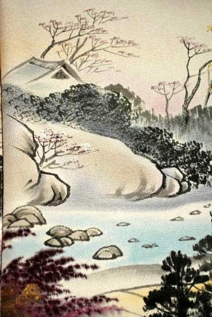 【最高級】新品同様 作家物 手描き 暈し染め 金彩 湖畔の風景 5つ紋 比翼付 色留袖 身丈159cm 裄63cm T3493 < 女性ファッション  【最高級】新品同様 作家物 手描き 暈し染め 金彩 湖畔の風景 5つ紋 比翼付 色留袖 身丈159cm 裄63cm T3493 < 女性ファッションの