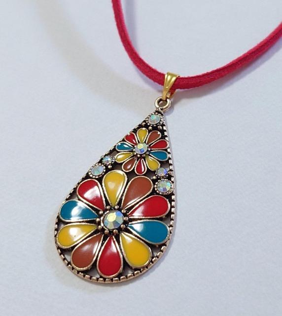 花柄のキラキラかわいいネックレス★ボヘミアン★   ネックレス   花柄ネックレス  カラフルネックレス   かわいいネックレス < 女性アクセサリー/時計  花柄のキラキラかわいいネックレス★ボヘミアン★   ネックレス   花柄ネックレス  カラフルネックレス   かわいいネックレス < 女性アクセサリー/時計の