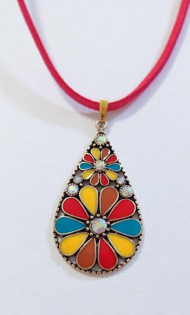 花柄のキラキラかわいいネックレス★ボヘミアン★   ネックレス   花柄ネックレス  カラフルネックレス   かわいいネックレス < 女性アクセサリー/時計  花柄のキラキラかわいいネックレス★ボヘミアン★   ネックレス   花柄ネックレス  カラフルネックレス   かわいいネックレス < 女性アクセサリー/時計の