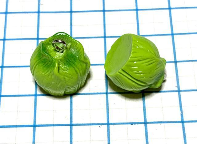 Y-022 キャベツのチャーム 3個 野菜のパーツ◯ < ペット/手芸/園芸 Y-022 キャベツのチャーム 3個 野菜のパーツ◯ < ペット/手芸/園芸の