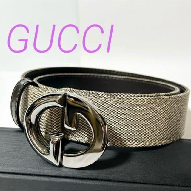 未使用 GUCCI グッチ ベルト ダブルG 106412・1766 キャンバス < ブランド 未使用 GUCCI グッチ ベルト ダブルG 106412・1766 キャンバス < ブランドの