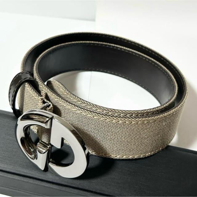 未使用 GUCCI グッチ ベルト ダブルG 106412・1766 キャンバス < ブランド 未使用 GUCCI グッチ ベルト ダブルG 106412・1766 キャンバス < ブランドの
