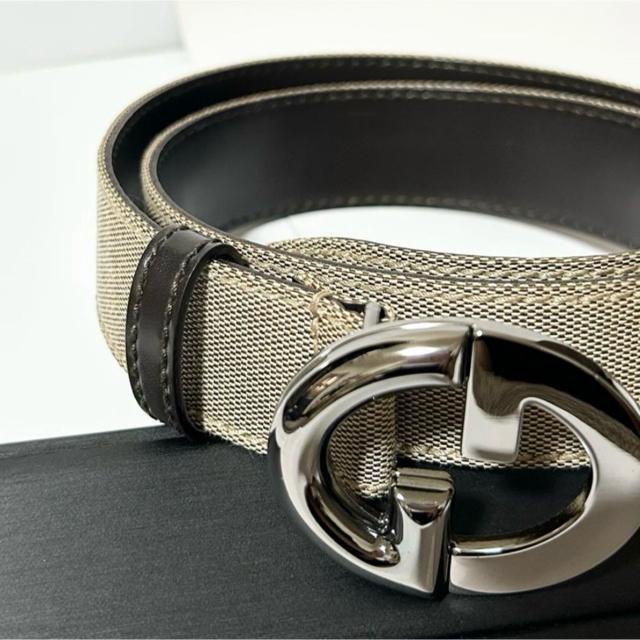 未使用 GUCCI グッチ ベルト ダブルG 106412・1766 キャンバス < ブランド 未使用 GUCCI グッチ ベルト ダブルG 106412・1766 キャンバス < ブランドの