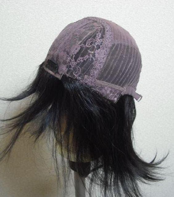 新品 人毛 ウィッグ うれしい通気性人工肌付き ハイレイヤー Mサイズ < 女性ファッション 新品 人毛 ウィッグ うれしい通気性人工肌付き ハイレイヤー Mサイズ < 女性ファッションの