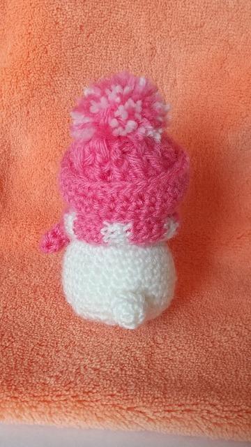 くま雪だるま*編みぐるみ(ローズ) < ペット/手芸/園芸 くま雪だるま*編みぐるみ(ローズ) < ペット/手芸/園芸の