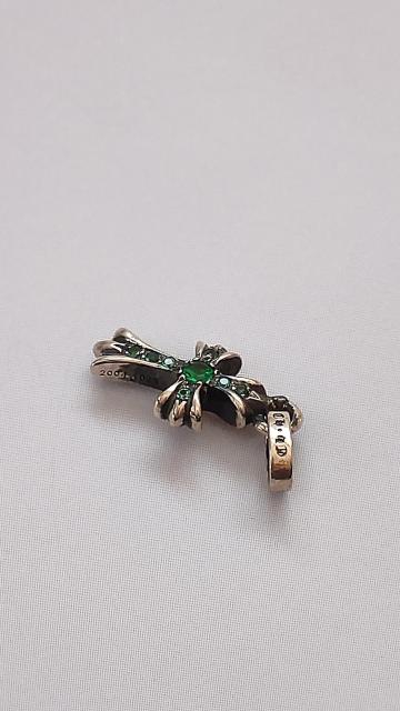 ☆クロムハーツ 正規品☆ ベビーファット チャーム エメラルドPave 美品 < ブランド ☆クロムハーツ 正規品☆ ベビーファット チャーム エメラルドPave 美品 < ブランドの