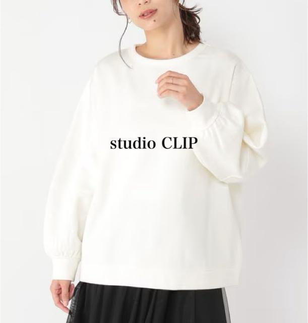 新品 studio CLIP★ クルーネックプルオーバー < 女性ファッション 新品 studio CLIP★ クルーネックプルオーバー < 女性ファッションの