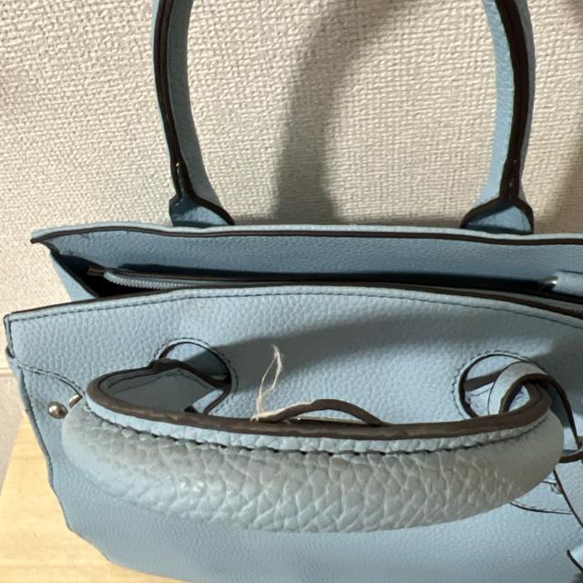 『PAUL MAGE ハンドバッグ』 ライトブルー 合皮 レザー < 女性ファッション 『PAUL MAGE ハンドバッグ』 ライトブルー 合皮 レザー < 女性ファッションの