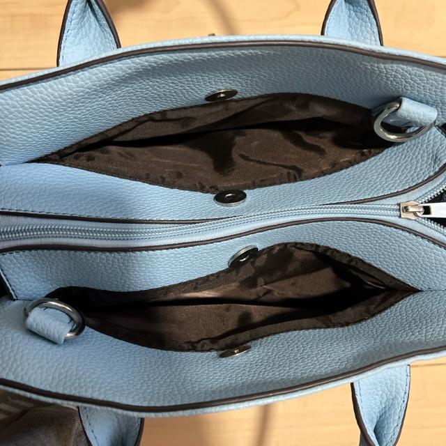『PAUL MAGE ハンドバッグ』 ライトブルー 合皮 レザー < 女性ファッション 『PAUL MAGE ハンドバッグ』 ライトブルー 合皮 レザー < 女性ファッションの