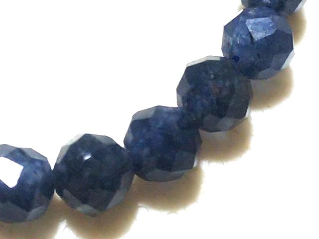 天然石★サファイヤ 4mm64面カット 半連 < 女性アクセサリー/時計 天然石★サファイヤ 4mm64面カット 半連 < 女性アクセサリー/時計の