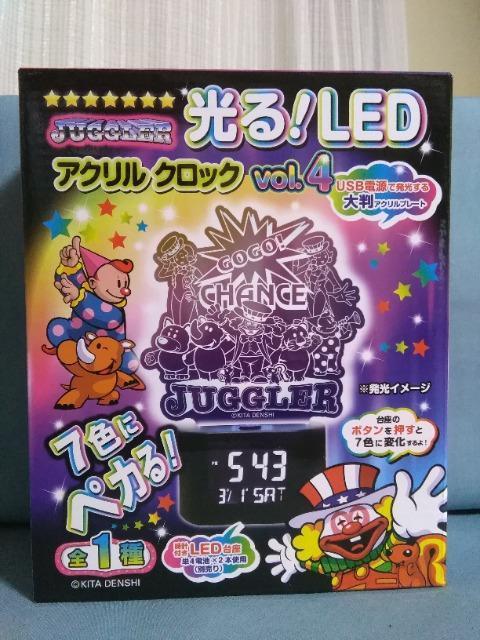 JUGGLER 光るLEDアクリルクロックvol.4 < ホビー JUGGLER 光るLEDアクリルクロックvol.4 < ホビーの