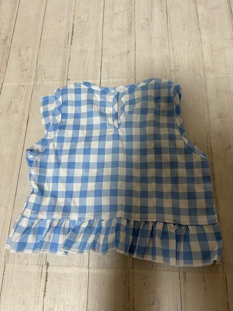 【新品未使用】12-18M チェック柄フリルタンクトップとスカートset 80p < キッズ/ベビー 【新品未使用】12-18M チェック柄フリルタンクトップとスカートset 80p < キッズ/ベビーの